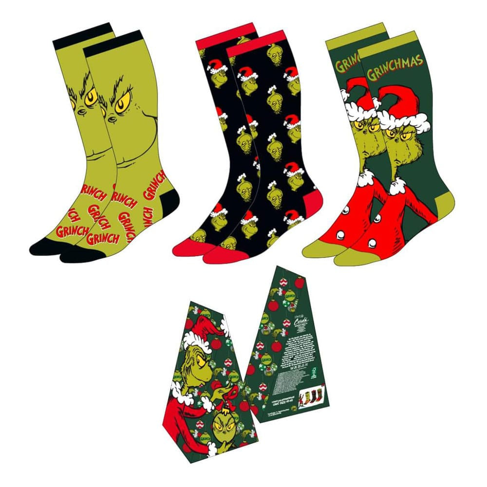 GRINCH - Socks 3-Pack (5-11)