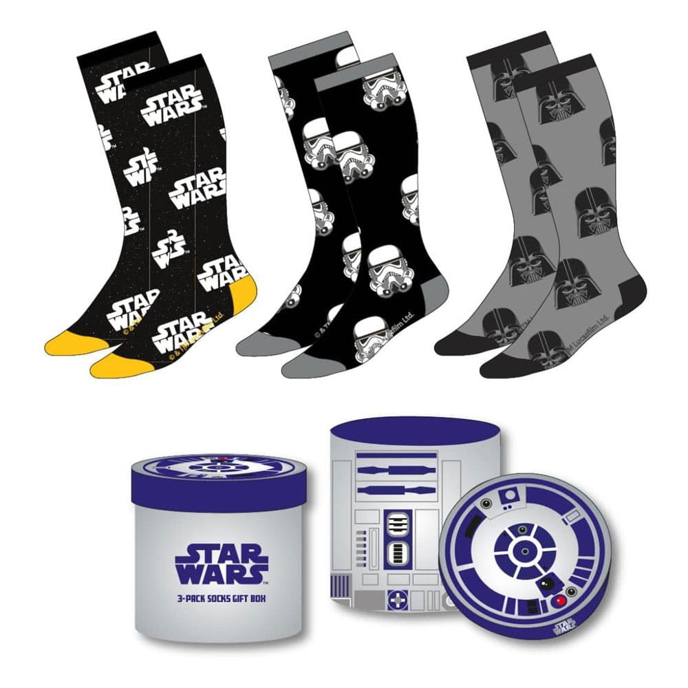 STAR WARS - 5-10.5/11 Socks 3-Pack