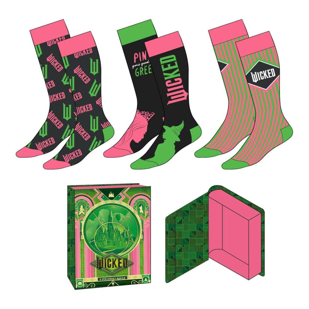 WICKED - 3.5-8.5/9 Socks 3-Pack