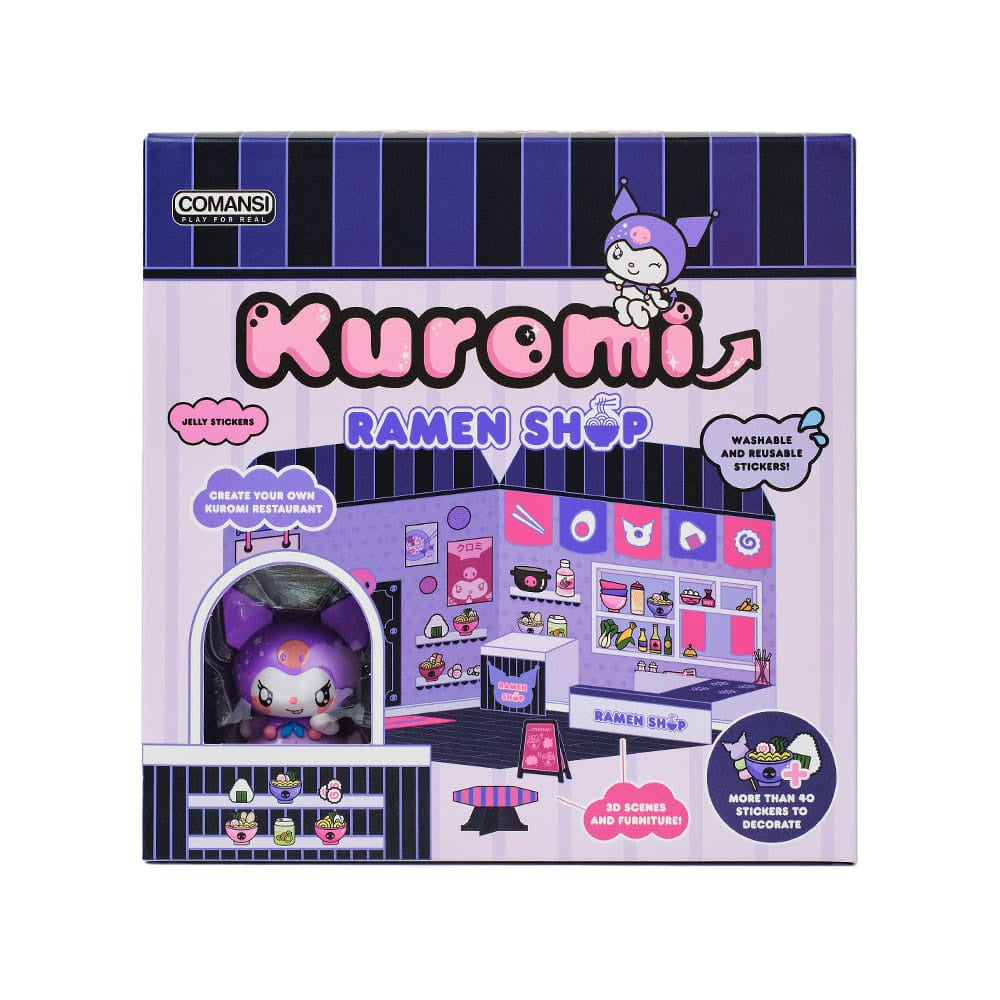 SANRIO : KUROMI - Ramen Shop Stickers & Mini Figure