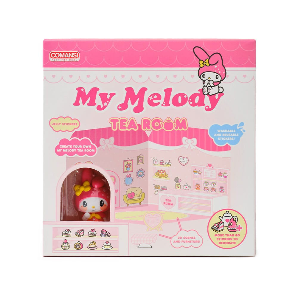 SANRIO : MY MELODY - Tea Room Stickers & Mini Figure