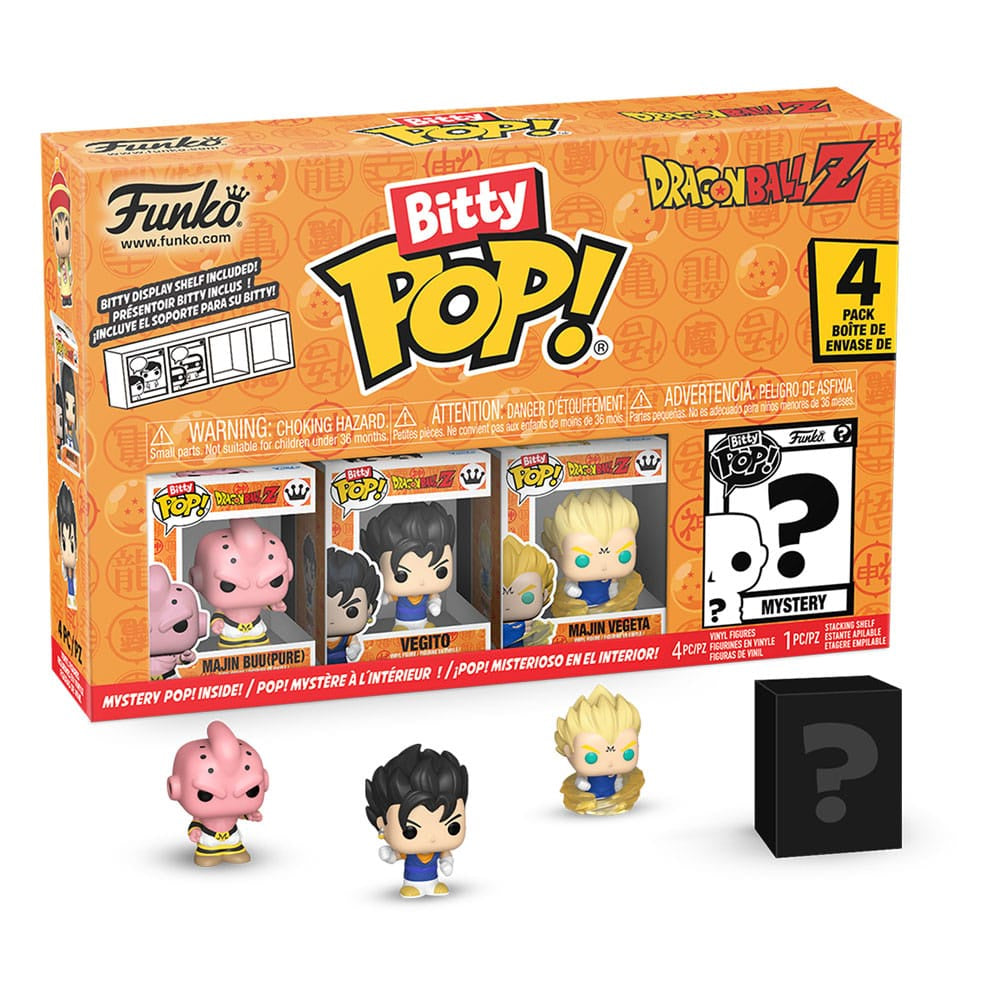 DRAGON BALL Z - Majin Buu (Pure) Funko Bitty Pop! 4 Pack