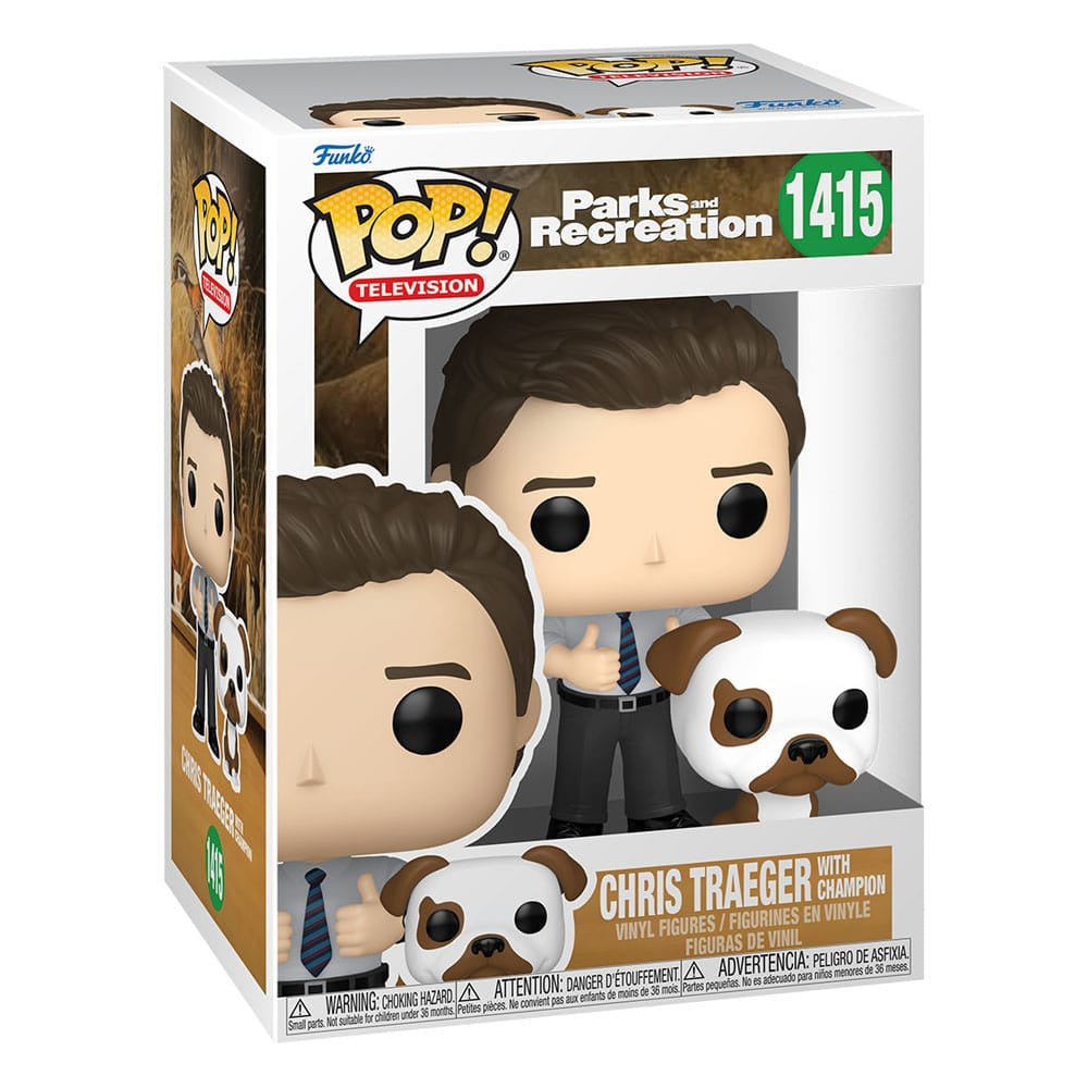 PARKS AND RECREATION - Chris Traeger with Champion #415 Funko Pop!