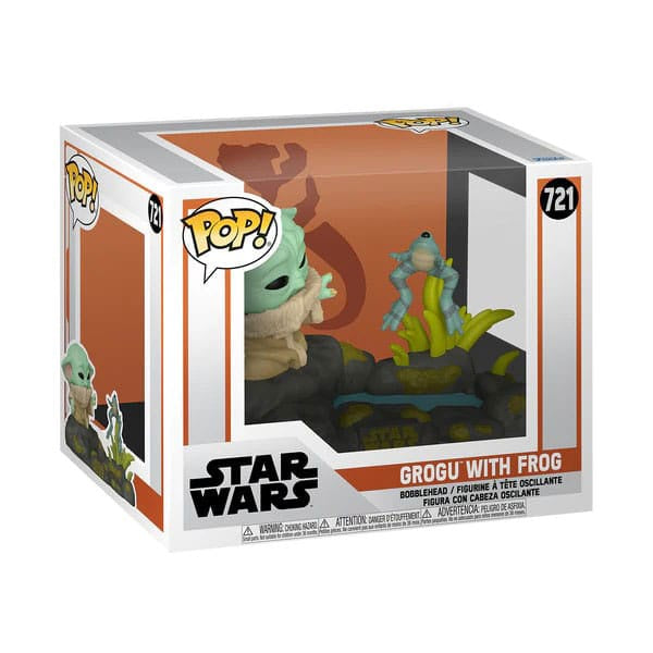 STAR WARS : THE MANDALORIAN - Din Grogu w/Frog #720 Funko Pop!