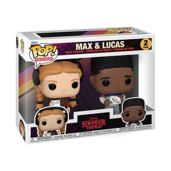STRANGER THINGS - Max & Lucas Funko Pop! 2 Pack