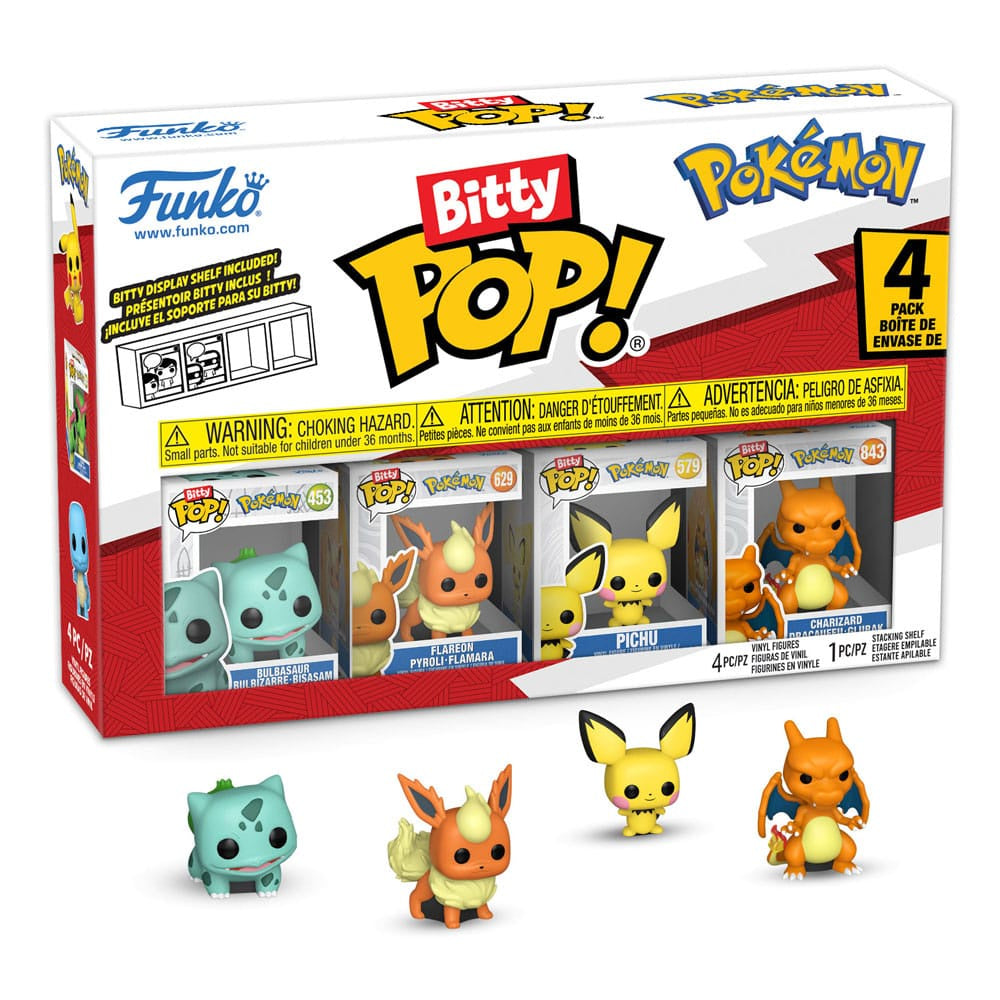 POKEMON - Bulbasaur Funko Bitty Pop! 4 Pack