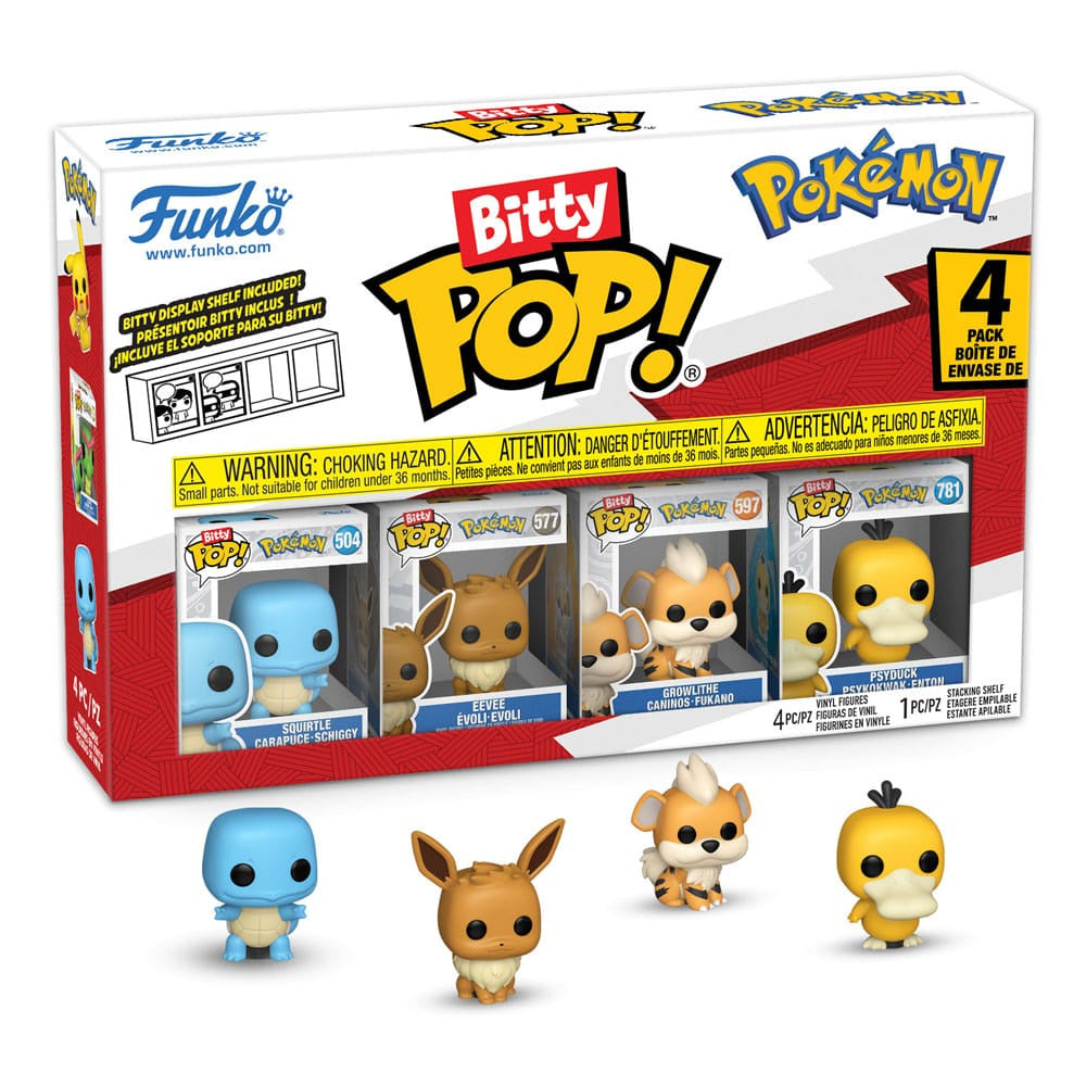 POKEMON - Squirtle Funko Bitty Pop! 4 Pack