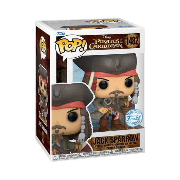 DISNEY : PIRATES OF THE CARRIBEAN - Jack Sparrow #1482 Funko Pop!