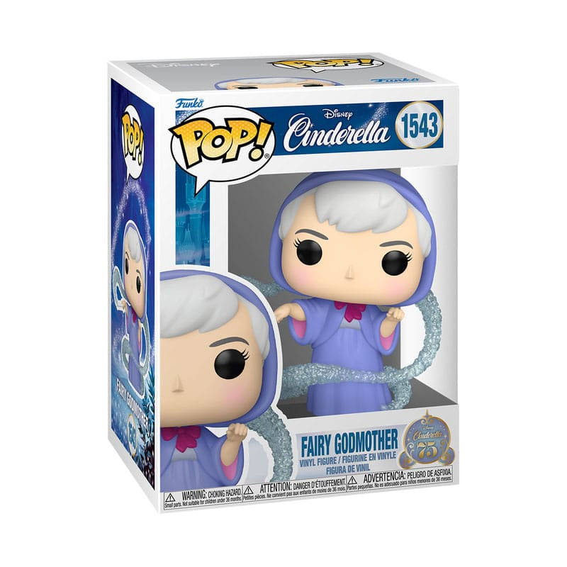 DISNEY : CINDERELLA - Fairy Godmother 75th Anniversary #1543 Funko Pop!