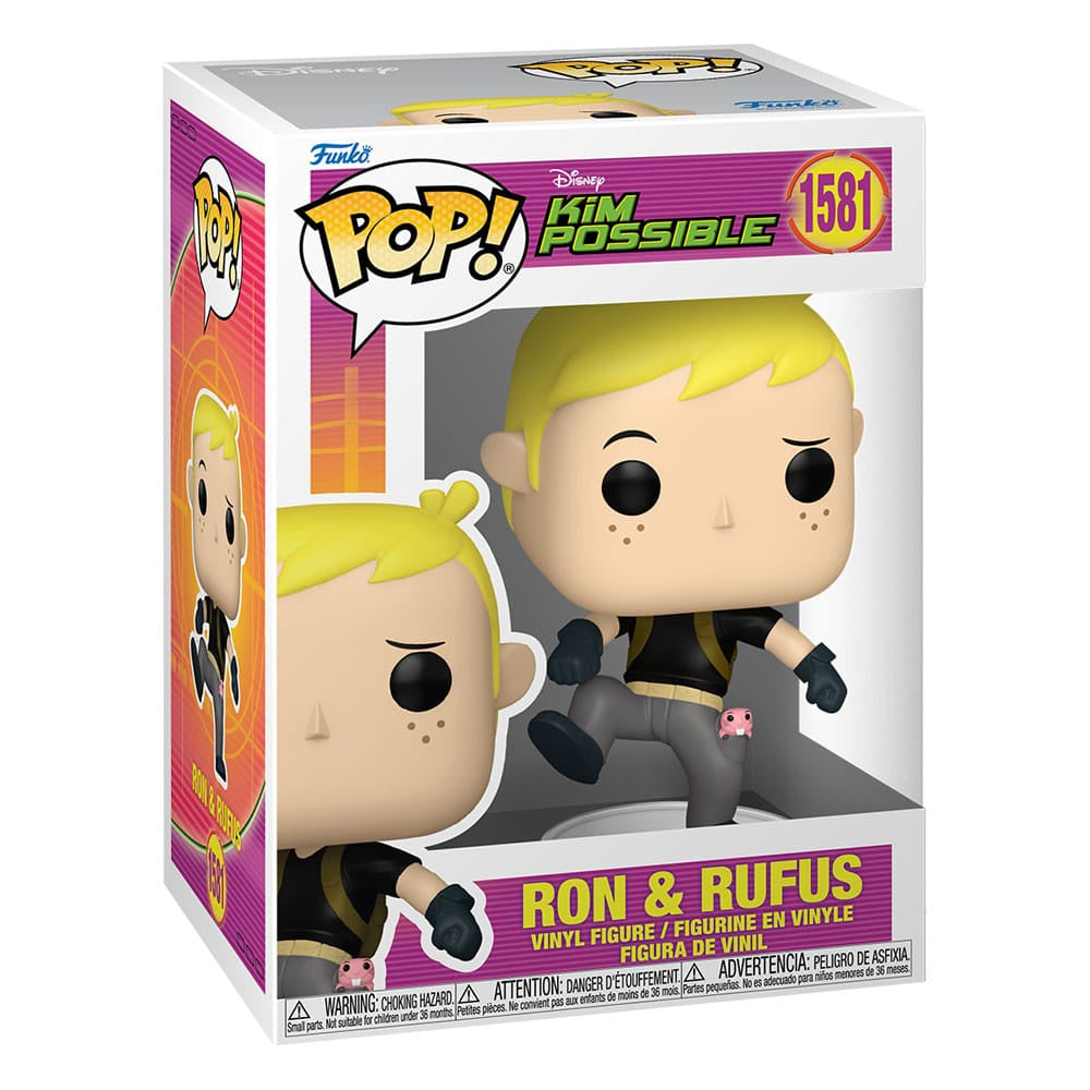 DISNEY: KIM POSSIBLE - Ron & Rufus #1581 Funko Pop!