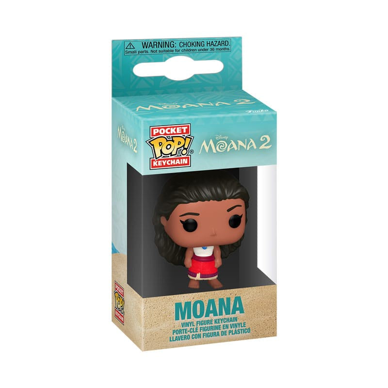 DISNEY : MOANA 2 - Moana Funko Pocket Pop! Keychain
