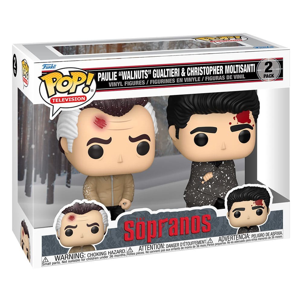SOPRANOS - Paulie “Walnuts” Gualtieri and Christopher Moltisanti 2-Pack Funko Pop!