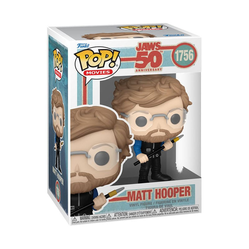 JAWS - 50th Anniversary Matt Hooper #1756 Funko Pop!