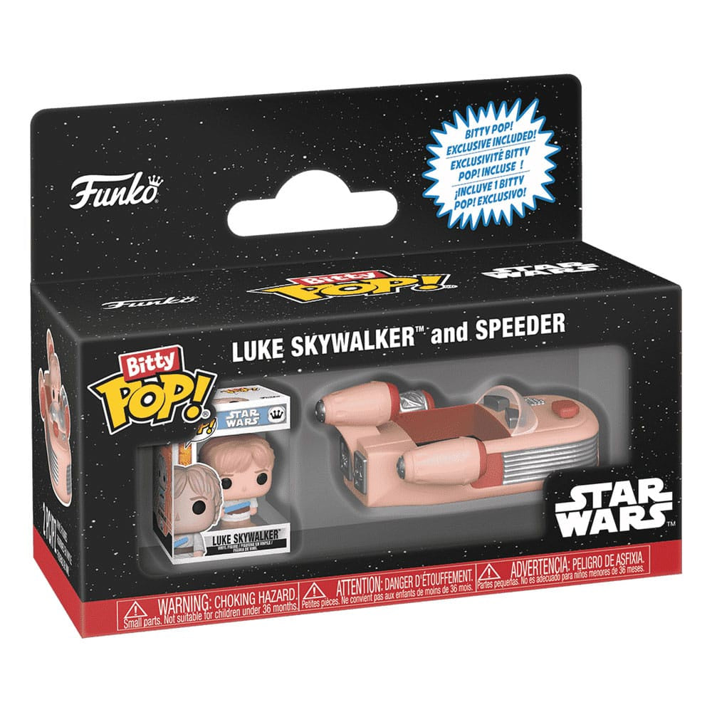 STAR WARS - Luke Skywalker & Speeder Funko Bitty Pop! Rides