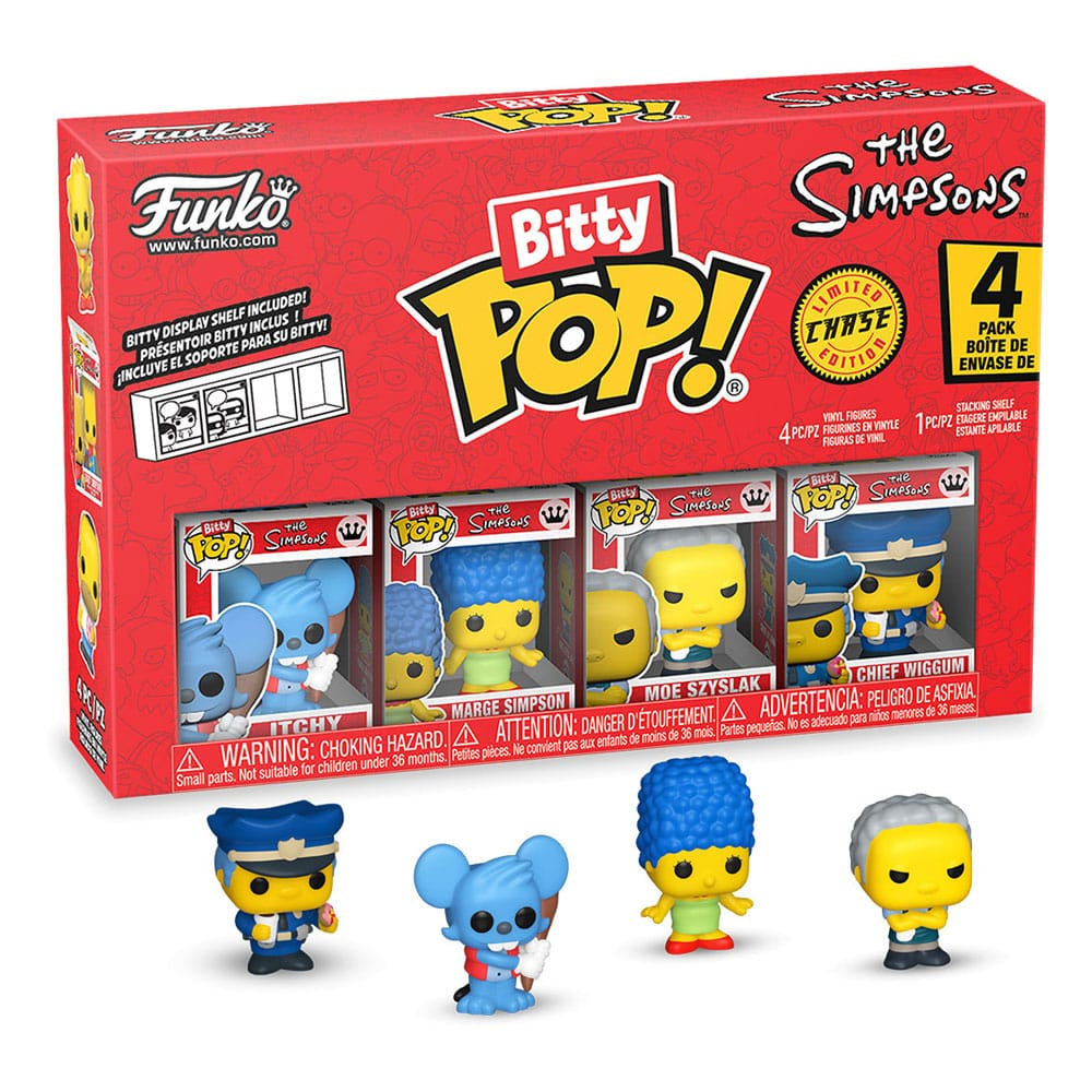 SIMPSONS - Itchy Funko Bitty Pop! 4 Pack