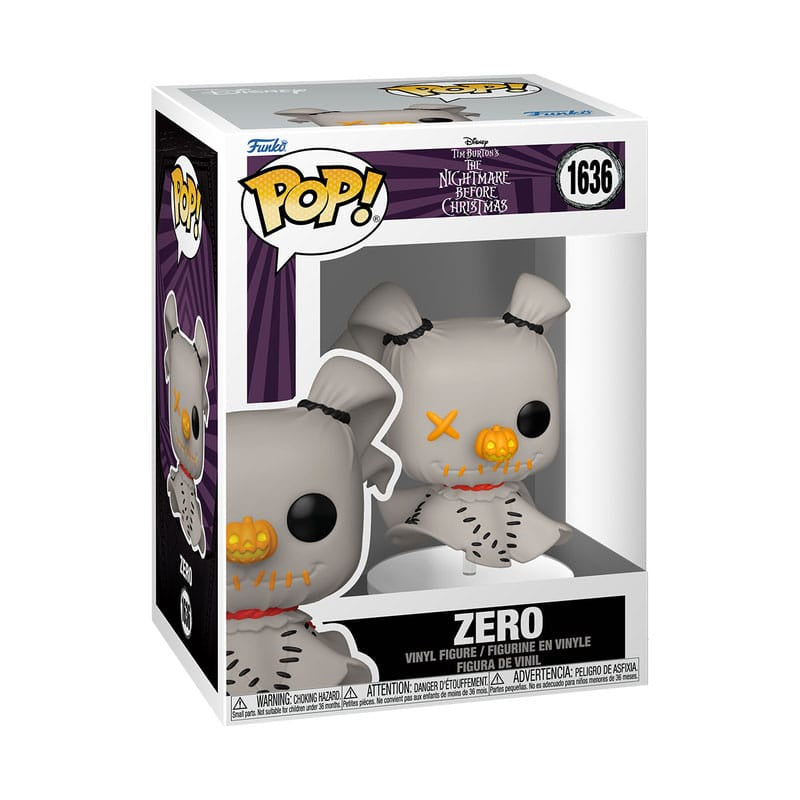 NIGHTMARE BEFORE CHRISTMAS - Zero (Patchwork) #1636 Funko Pop!