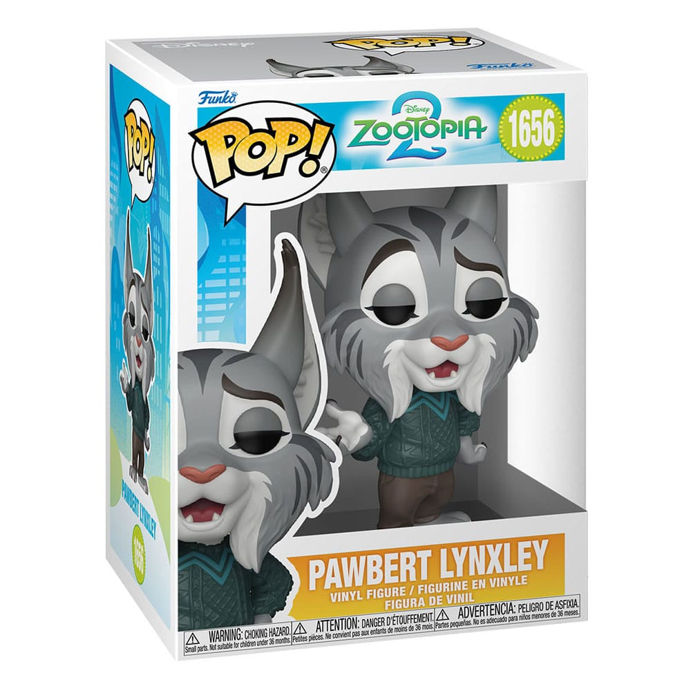 DISNEY : ZOOTOPIA 2 - Pawbert Lynxley #1656 Funko Pop!