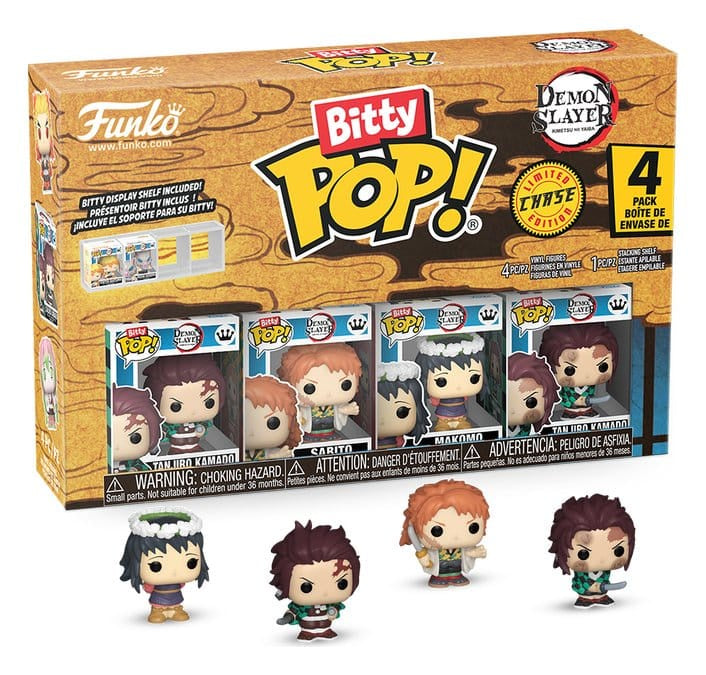 DEMON SLAYER - Tanjiro Bitty Pop! 4-Pack