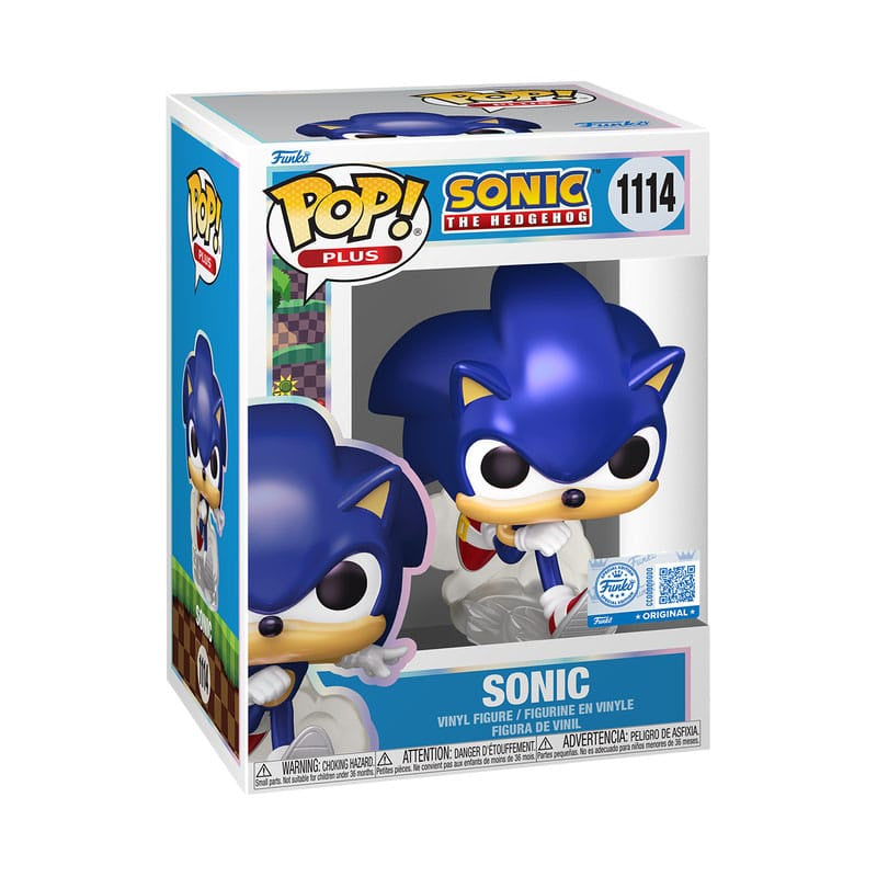 SONIC THE HEDGEHOG - Sonic (Pearlescent ) #1114 Funko Pop!