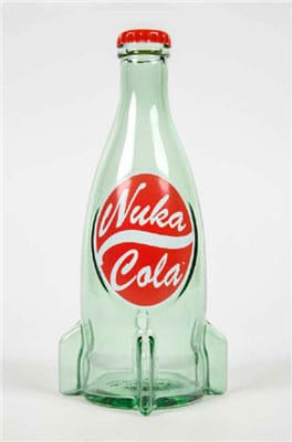 FALLOUT - Nuka Cola Clear Glass Bottle Replica