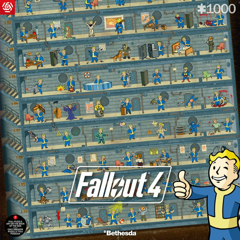 FALLOUT 4 - Perk Poster 1000 Piece Puzzle