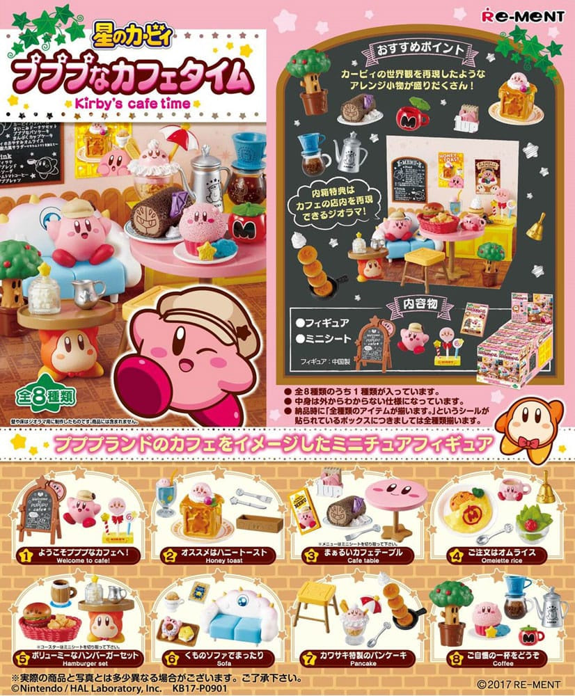 KIRBY - Kirby's Cafe Time Mystery Blind Box Figure (1)
