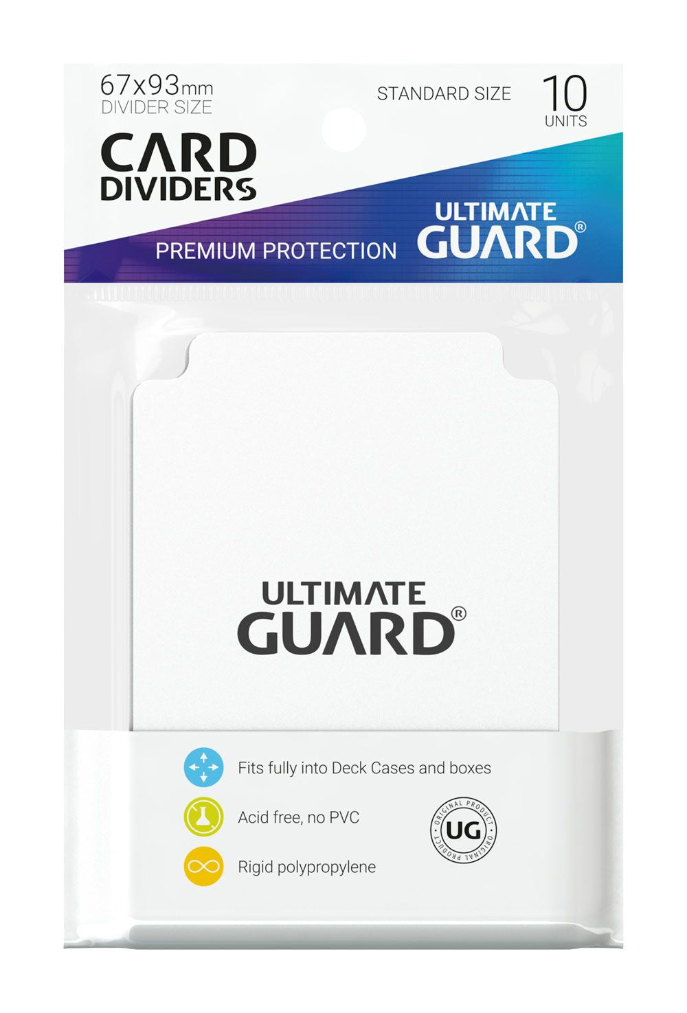 ULTIMATE GUARD - White Card Dividers