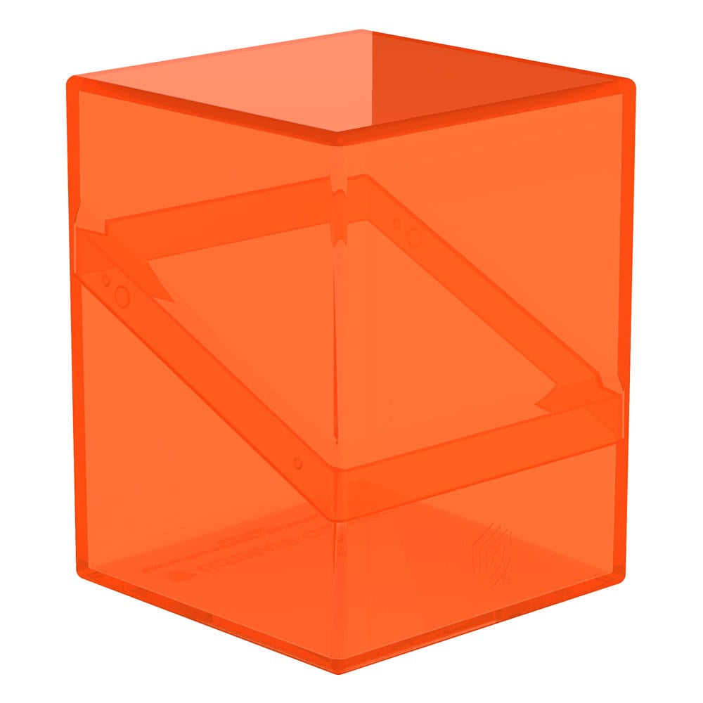 ULTIMATE GUARD - Boulder Deck Case 100+ Clear Poppy Topaz