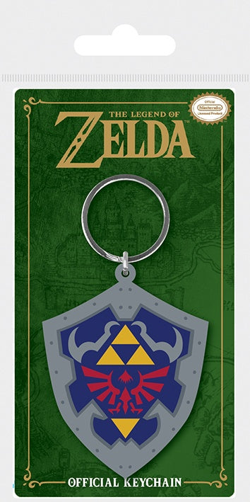 LEGEND OF ZELDA - Hylian Shield Rubber Keychain