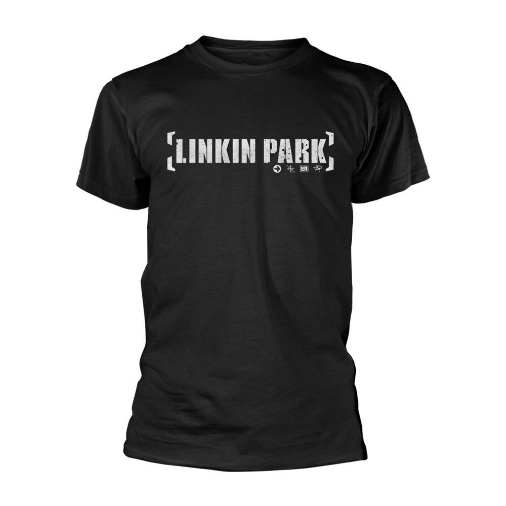 LINKIN PARK - Bracket Logo Black T-Shirt