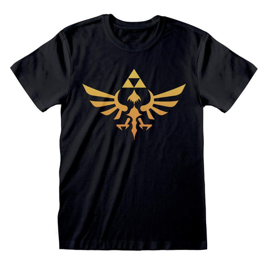 ZELDA Hyrule Logo T-Shirt with Triforce emblem
