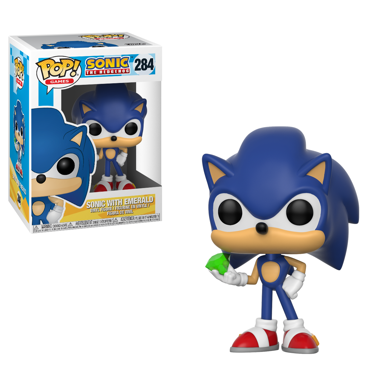 SONIC - Sonic with Emerald #284 Funko Pop!