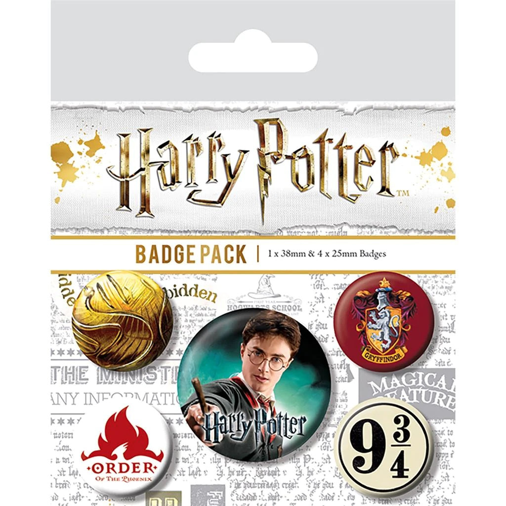 HARRY POTTER - Core Gryffindor Badge Pack