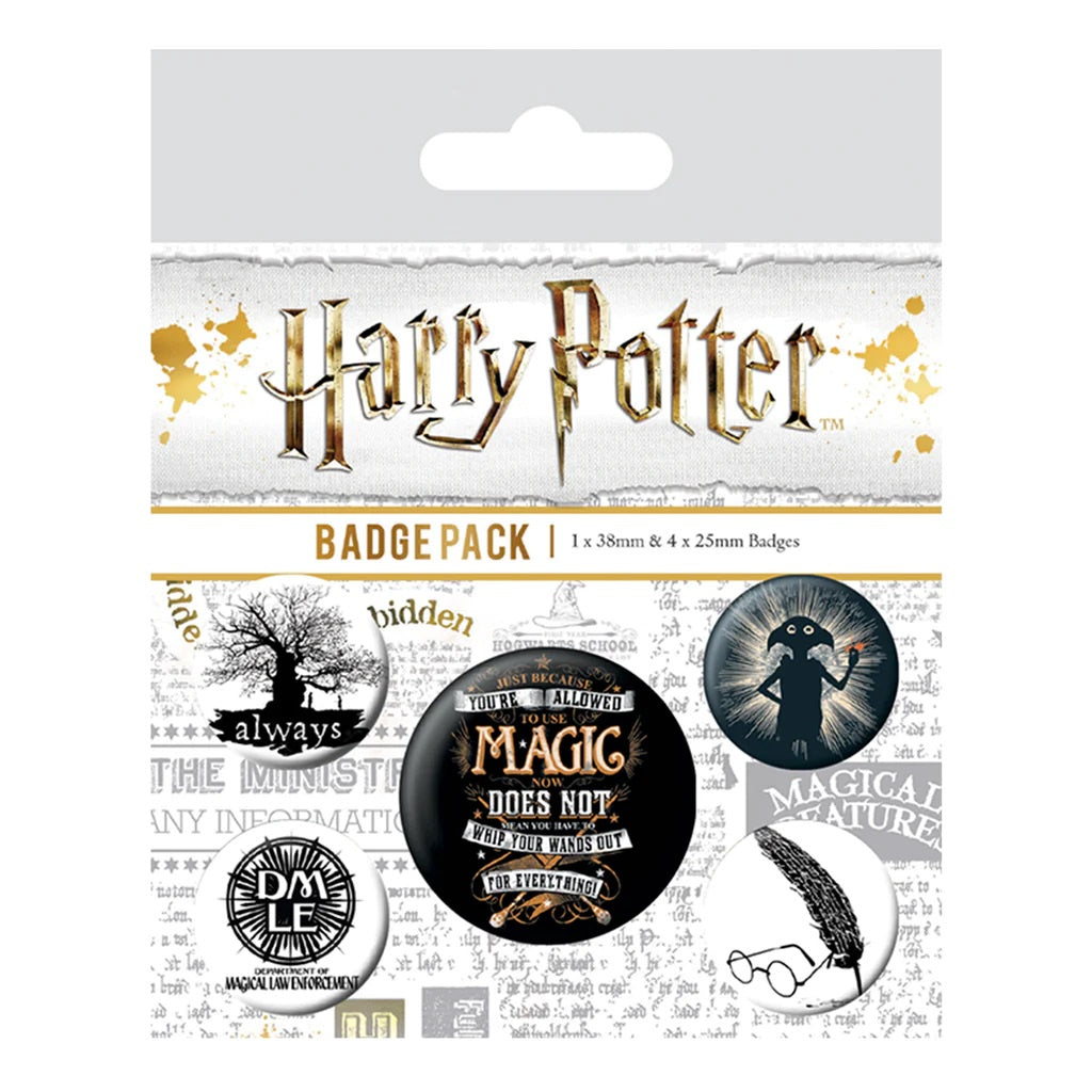 HARRY POTTER - Deathly Hallows Symbols Badge Pack