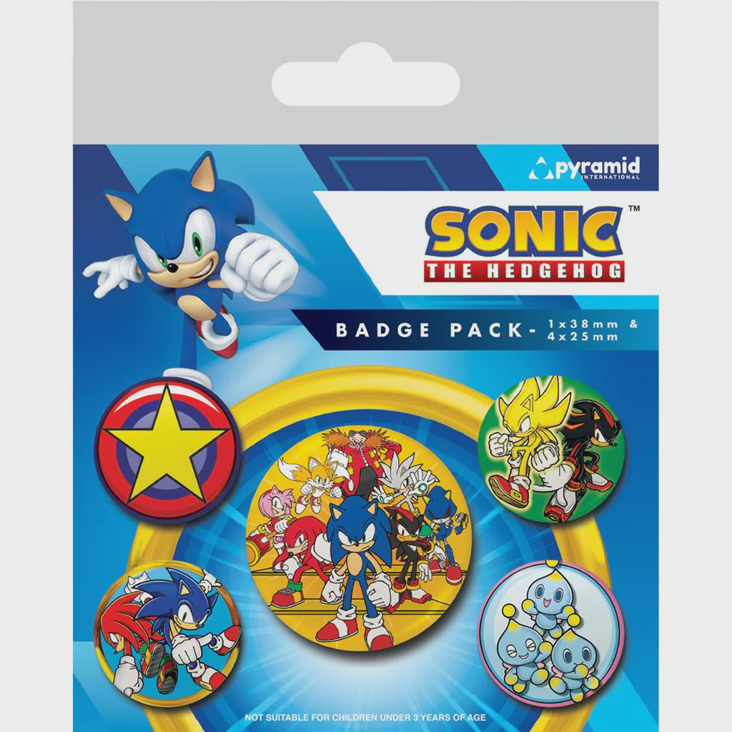 SONIC - Speed Team Badge Pack