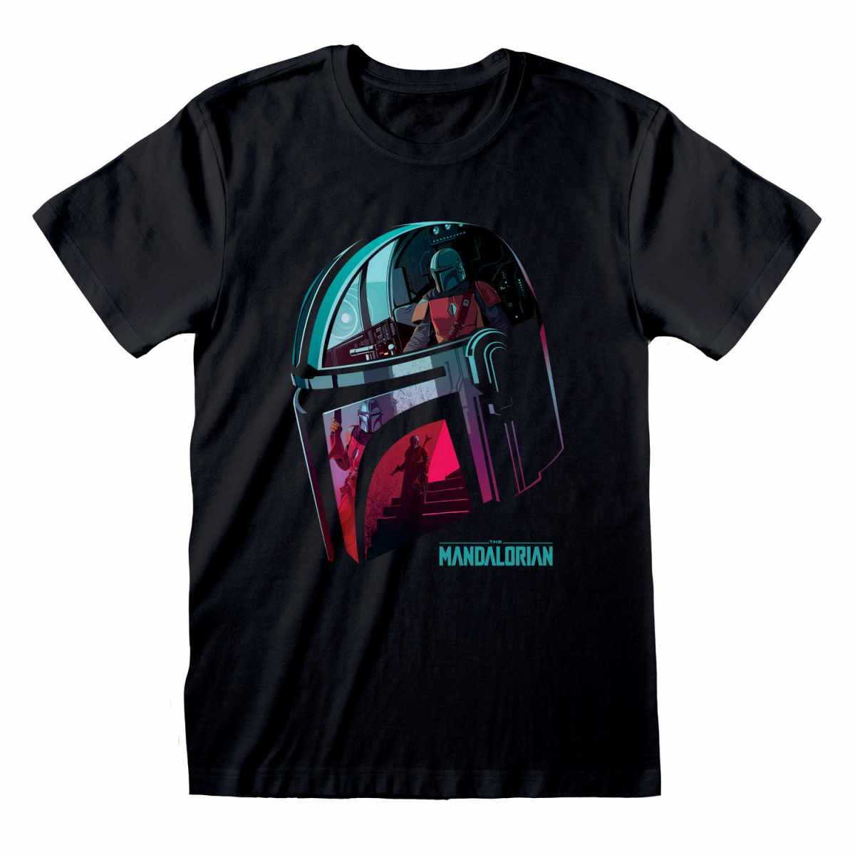 STAR WARS : MANDALORIAN - Helmet Reflection T-Shirt