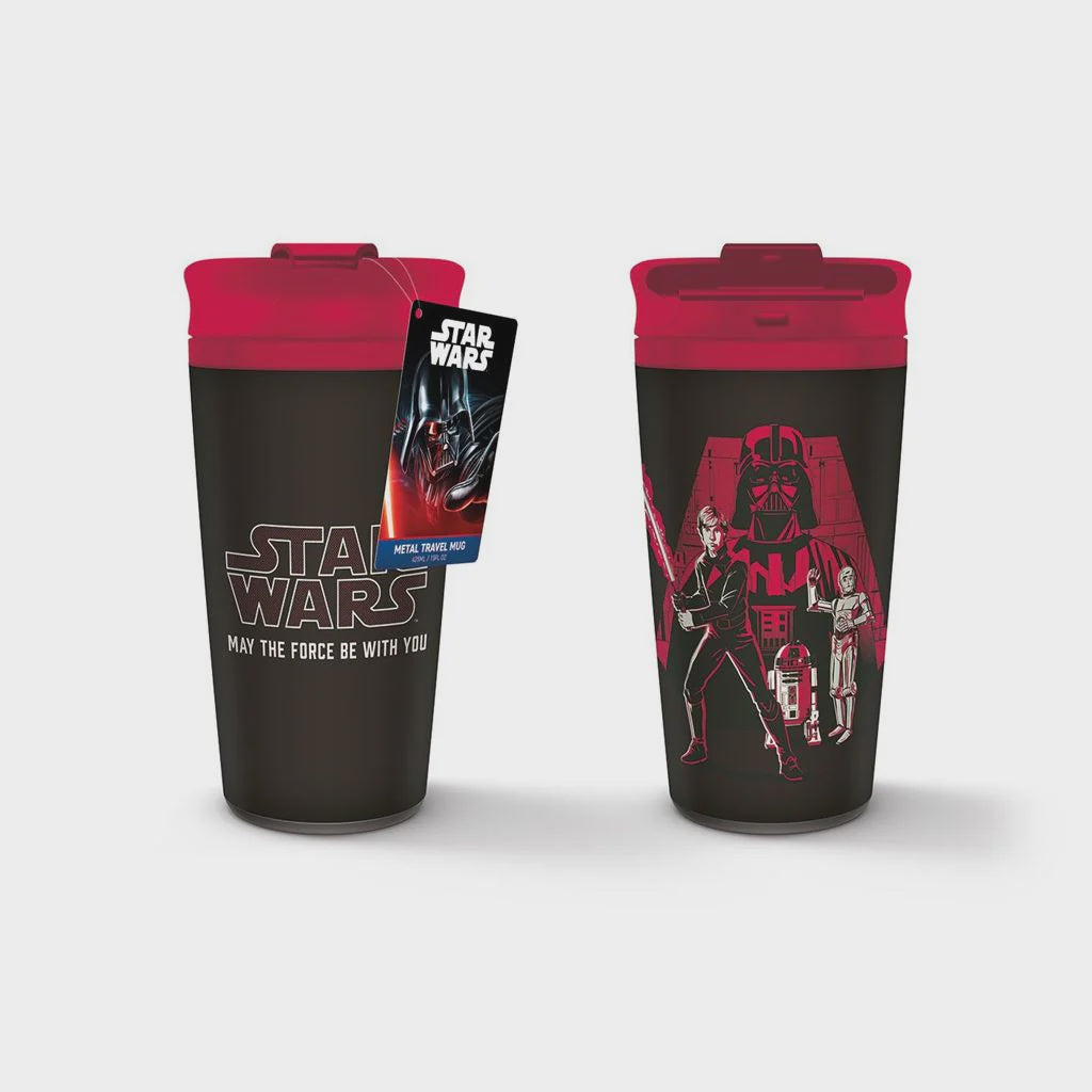 STAR WARS - May The Force Be With You Metal Travel Mug
