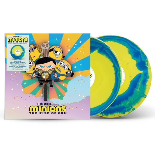 MINIONS : RISE OF GRU - Soundtrack Yellow & Blue Limited Edition Vinyl Album