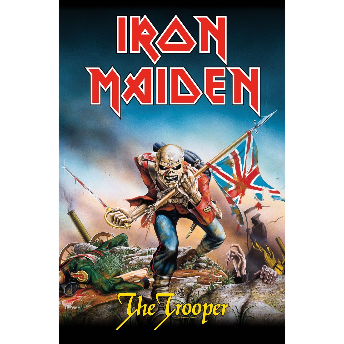 IRON MAIDEN - Trooper Textile Poster
