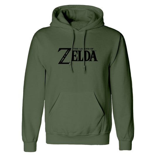 ZELDA - Logo & Shield Green Hoodie