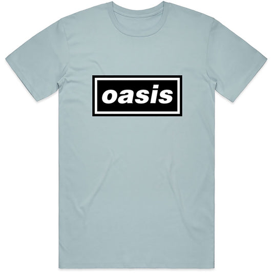 OASIS - Decca Logo Light Blue T-Shirt