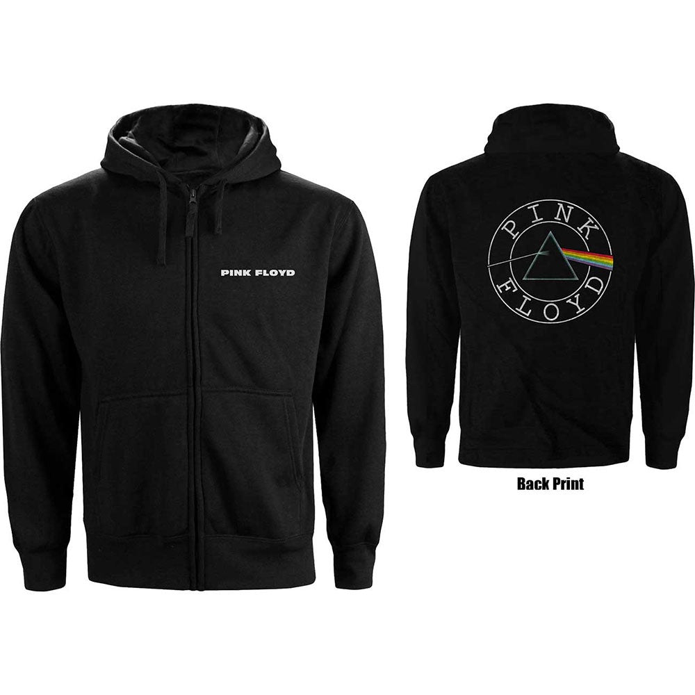 PINK FLOYD - Fitted DSOTM zip hoodie