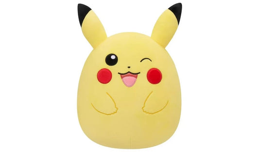 SQUISHMALLOW : POKEMON - Winking Pikachu 14" Plush