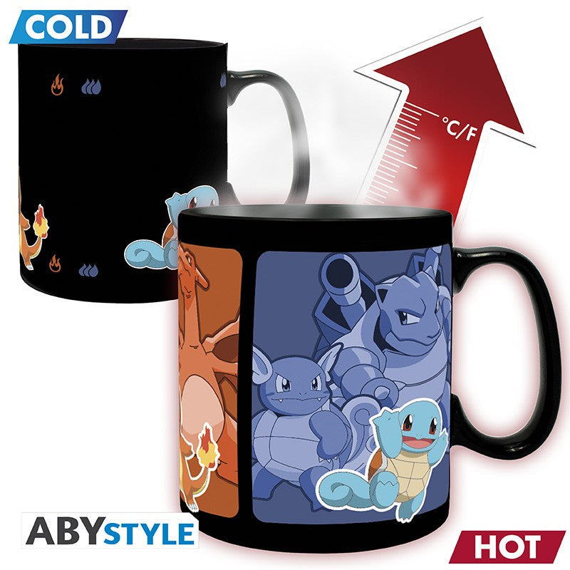 POKEMON - Evolve Heat Changing Jumbo Mug