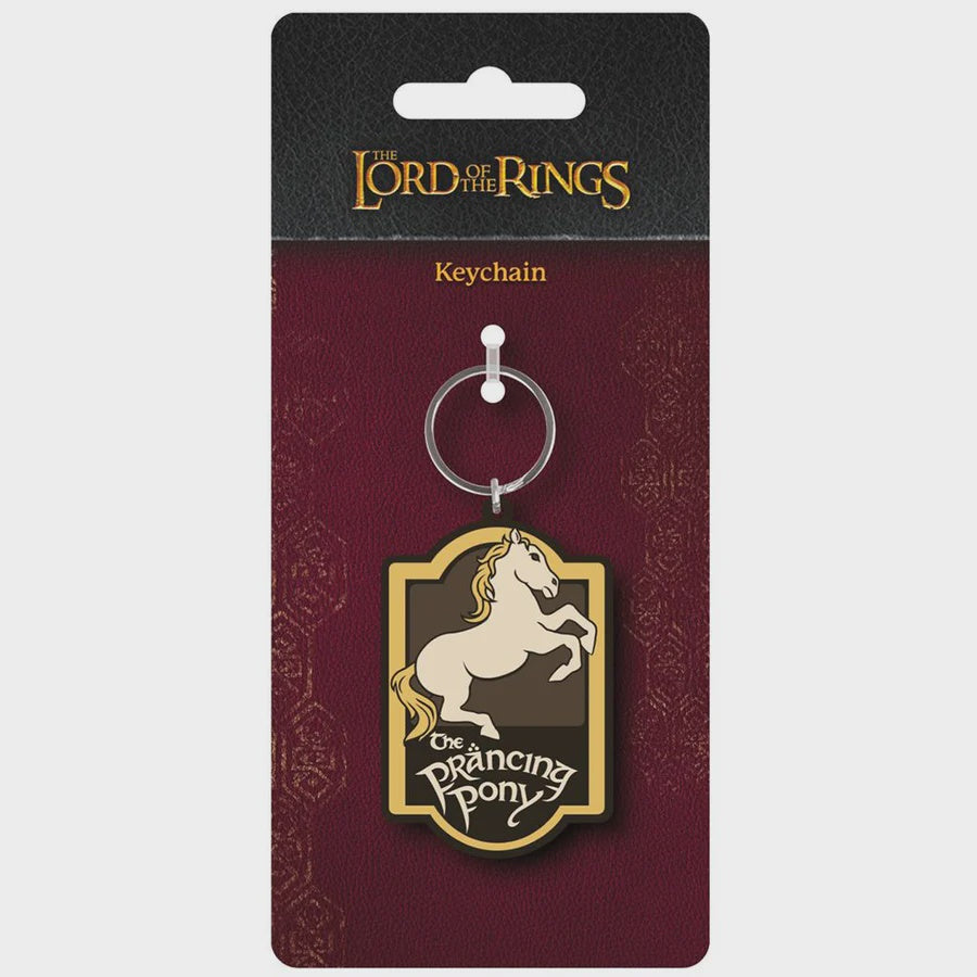 LORD OF THE RINGS - Prancing Pony Rubber Keyring – Cool-Merch