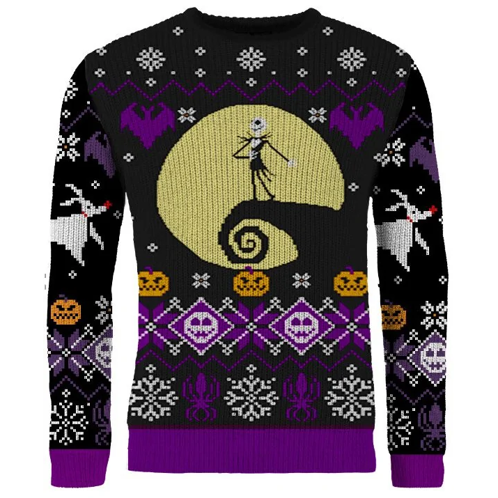 NIGHTMARE BEFORE CHRISTMAS - 8-Bit Christmas Jumper