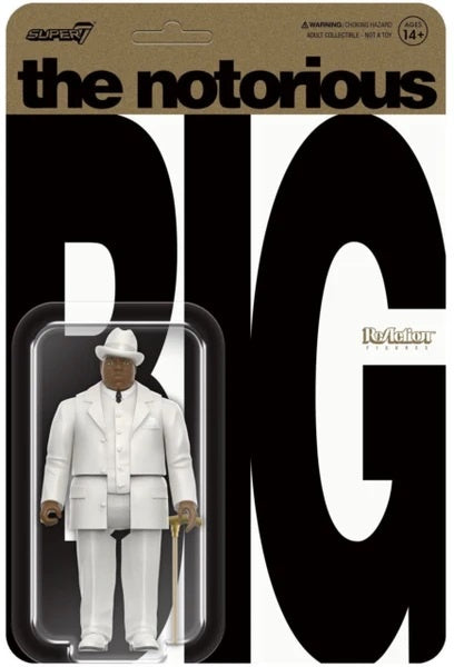 NOTORIOUS B.I.G. - Biggie In Suit Super 7 ReAction Figure