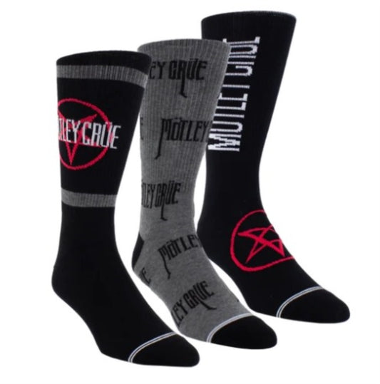 MOTELY CRUE - 3 Pack Socks