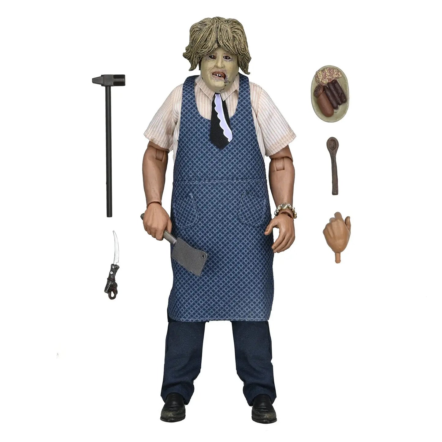 TEXAS CHAINSAW MASSACRE - Leatherface Old Woman Mask Neca Clothed 8" Figure