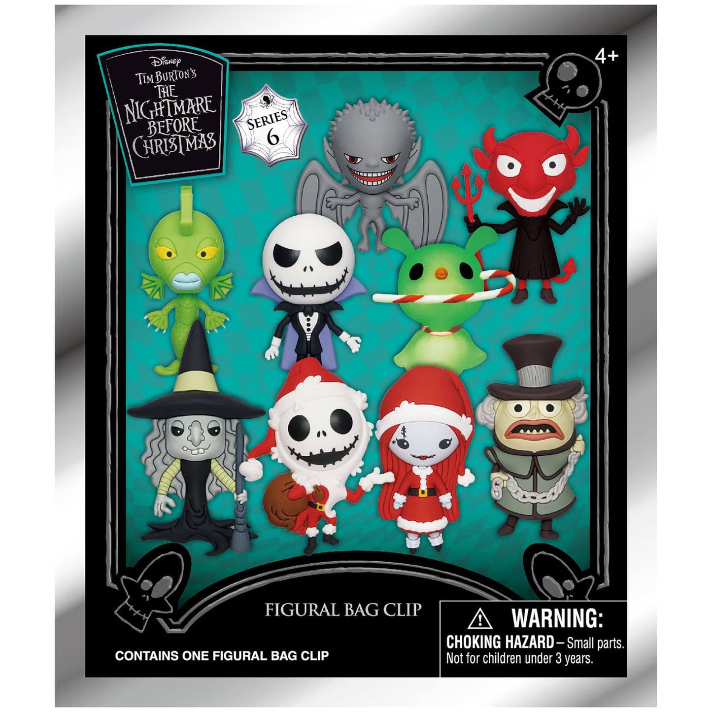 NIGHTMARE BEFORE CHRISTMAS - Series 6 Mystery Figural Blind Bag Clip